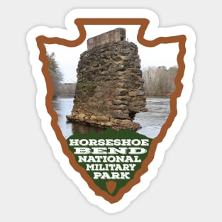 Horseshoe Bend National Military Park arrowhead Sticker